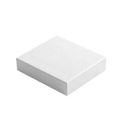 Fototapeta premium a white box with a lid on a white background