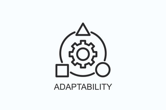 Adaptability Icon Or Logo Isolated Illustration