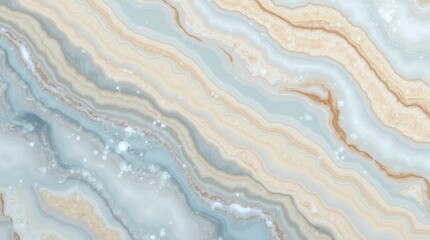 Obraz premium Ultra-Polished Marble Texture with Onyx Patterns in Shade