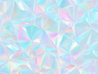 seamless pastel holographic pattern with geometric, iridescent design creates dreamy and futuristic background