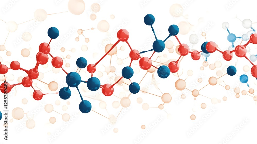 Poster carnosine molecule integrated into biological system diagram highlighting its metabolic functions