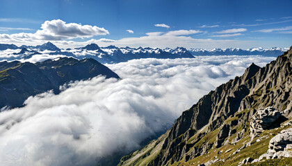 Le paysage montagneux