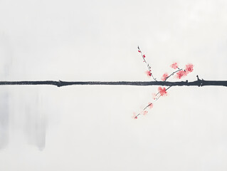 Bold Minimalistic Flower Border