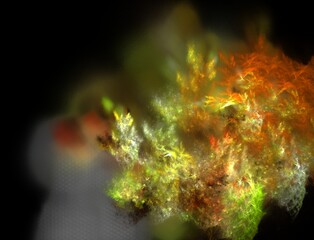 Imaginatory fractal abstract background Image