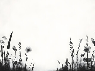 Bold Minimalistic Flower Border
