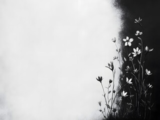 Bold Minimalistic Flower Border