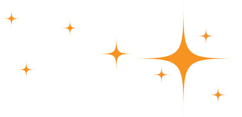 Star Icon for Graphic Design Projects, Vector sparkles icon isolated on white background. Star sparkles or Twinkling icon symbol signs for apps and websites Stars icon design template vector 


