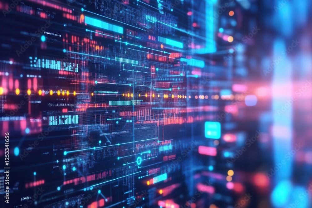 Poster minimal networking technology background big data connectivity software development wallpaper .