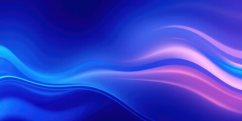 Fototapeta premium Abstract blue background with vibrant highlights creating a mesmerizing effect, smooth, colorful