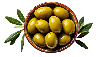 Grüne Oliven: Mediterrane Köstlichkeit - Rund und oval, mild und salzig, perfekt für Salate, Antipasti und Olivenöl