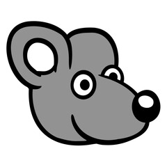 Mouse Mice Cute Little Rat Rodent Friendly Sweet Design Lover Art Vector Illustration Card T-Shirt Poster Sticker Graphic Print Decorative Drawing Isolated Logo Decoration Symbol Creative Cool Style
