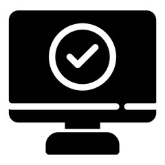 monitor accept icon	