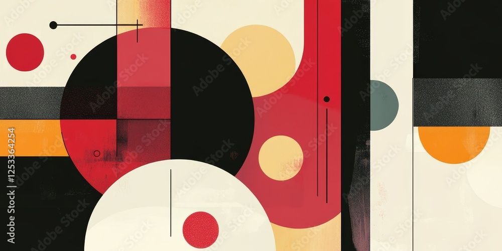 Aufkleber abstract artwork showcasing minimalist illustrations, incorporating straightforward and expressive lines to produce a visually striking and sophisticated design with an e