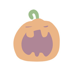 Cartoon Halloween font vector