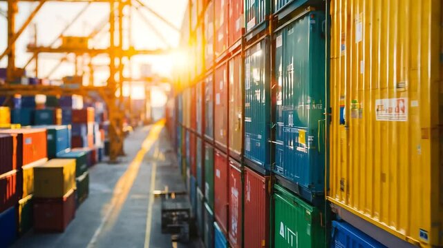 shippings containers container cargo trade