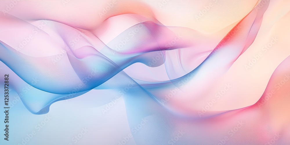 Fototapete abstract image featuring smooth gradients with a focus on gentle and seamless transitions between co