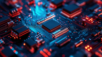 Obraz premium Concept of Technology and Future.
