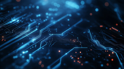 Fototapeta premium Concept of Technology and Future.