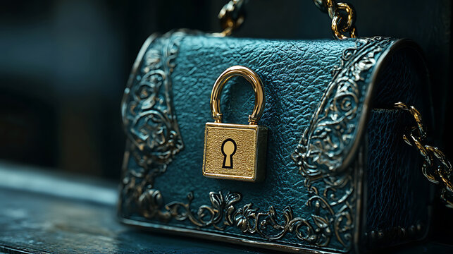 Encrypted email communication Secure email transfer with encryption padlock Digital messaging security high quality 