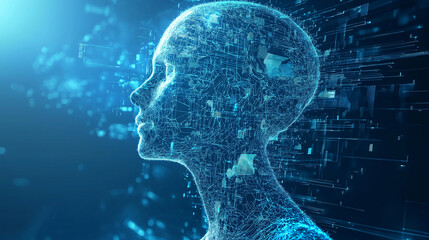 Concept of Technology and Future.