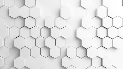 Naklejka premium Abstract Geometric Hexagon Pattern Design