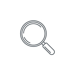 Magnifying Glass icon symbol vector illustration isolated on white background