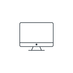Computer icon symbol vector illustration isolated on white background
