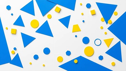 Seamless pattern with blue stars