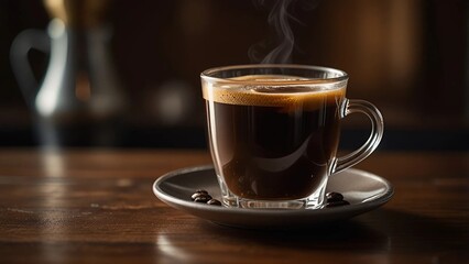 Fototapeta premium Cup of coffee on the table