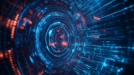 Fototapeta premium Concept of Technology and Future.