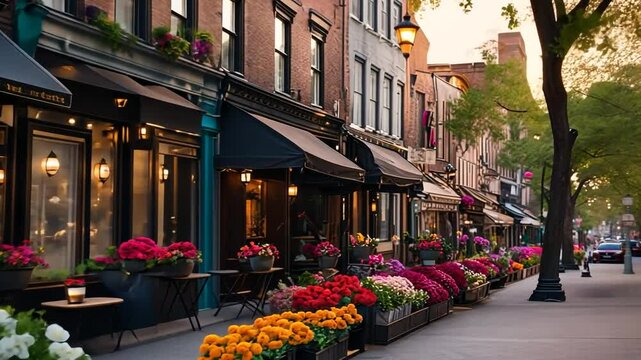 Florists in Paris.
