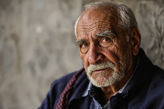 Remarkable Portrait of an Experienced Gentlemen