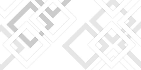 Geometry shine and layer element similar for presentation design. Decorative web layout, poster, banner design. 3d architecture pattern design. seamless rectangle. White, gray geometric glossy square.
