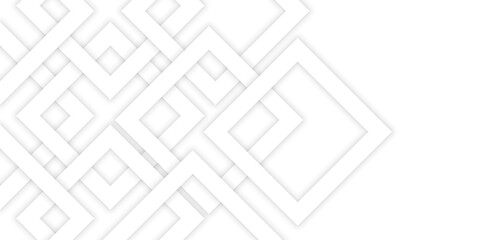 Geometry shine and layer element similar for presentation design. Decorative web layout, poster, banner design. 3d architecture pattern design. seamless rectangle. White, gray geometric glossy square.