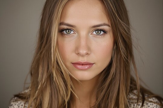 Charming Portrait of a Young Russian Woman