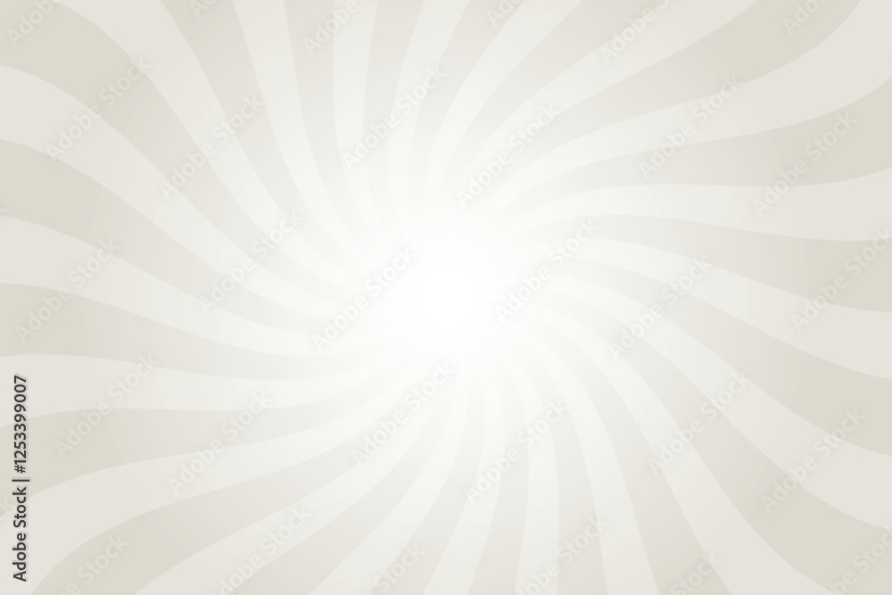 Aufkleber light pewter gray background with white sun ray. swirl sun ray lines starburst. abstract texture wit