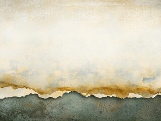 Floating Textured Paper Layers with Subtle Gradient Background and Natural Tones
