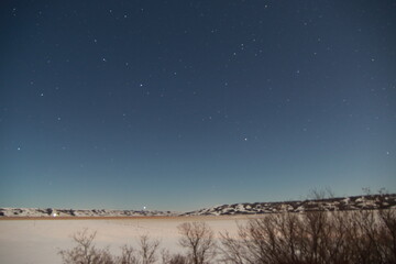 Winter Saskatchewan Scenery with animals, frost, fog, abandoned places, churches and more.