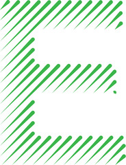 Create an Alphabet Logo silhouette vector style with a white background