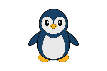 penguin vector,  icon vector illustration,  penguin silhouette of a penguin isolated on a white background, eps, png, svg, vector,