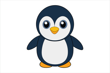 penguin vector,  icon vector illustration,  penguin silhouette of a penguin isolated on a white background, eps, png, svg, vector,