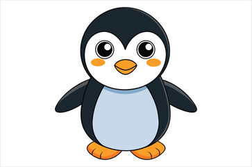 penguin vector,  icon vector illustration,  penguin silhouette of a penguin isolated on a white background, eps, png, svg, vector,