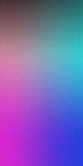 Abstract background grainy texture. Wallpaper. Blue pink gradient mix horizontal background.