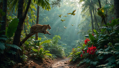 tiger in the forest