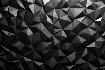 Obraz premium Geometric dark abstract background with triangular shapes.
