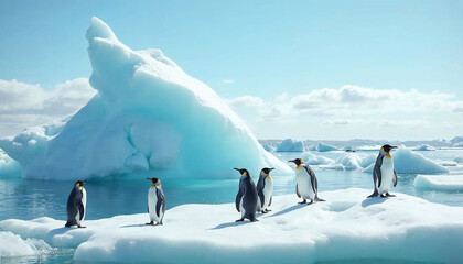 penguins in antarctica