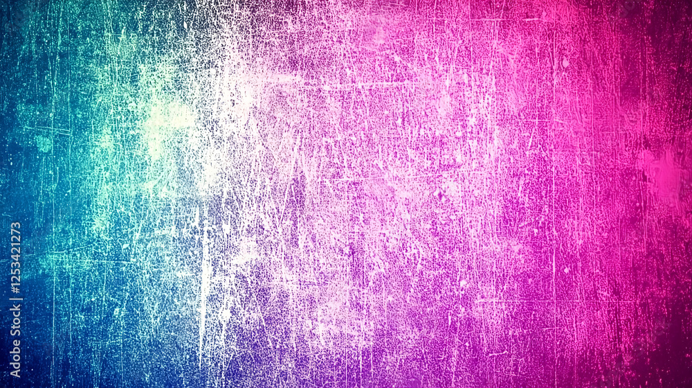 Aufkleber Vibrant color gradient background abstract design digital art creative space horizontal view visual concept