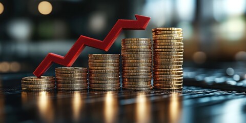 Financial Growth and Decline: A Visual Representation of Economic Trends