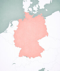 Map of Germany - German states