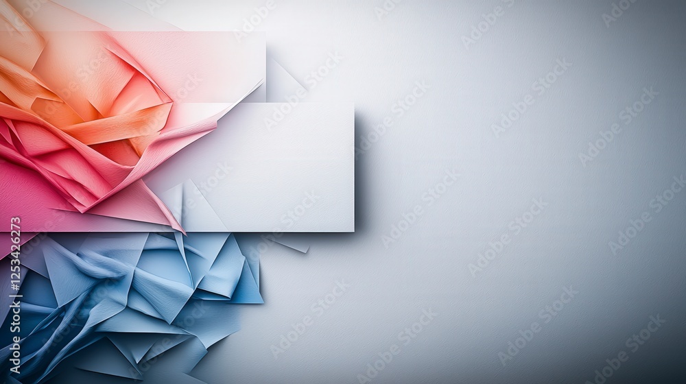 Poster creative minimalist design with textural changes digital art abstract contemporary high-quality visu